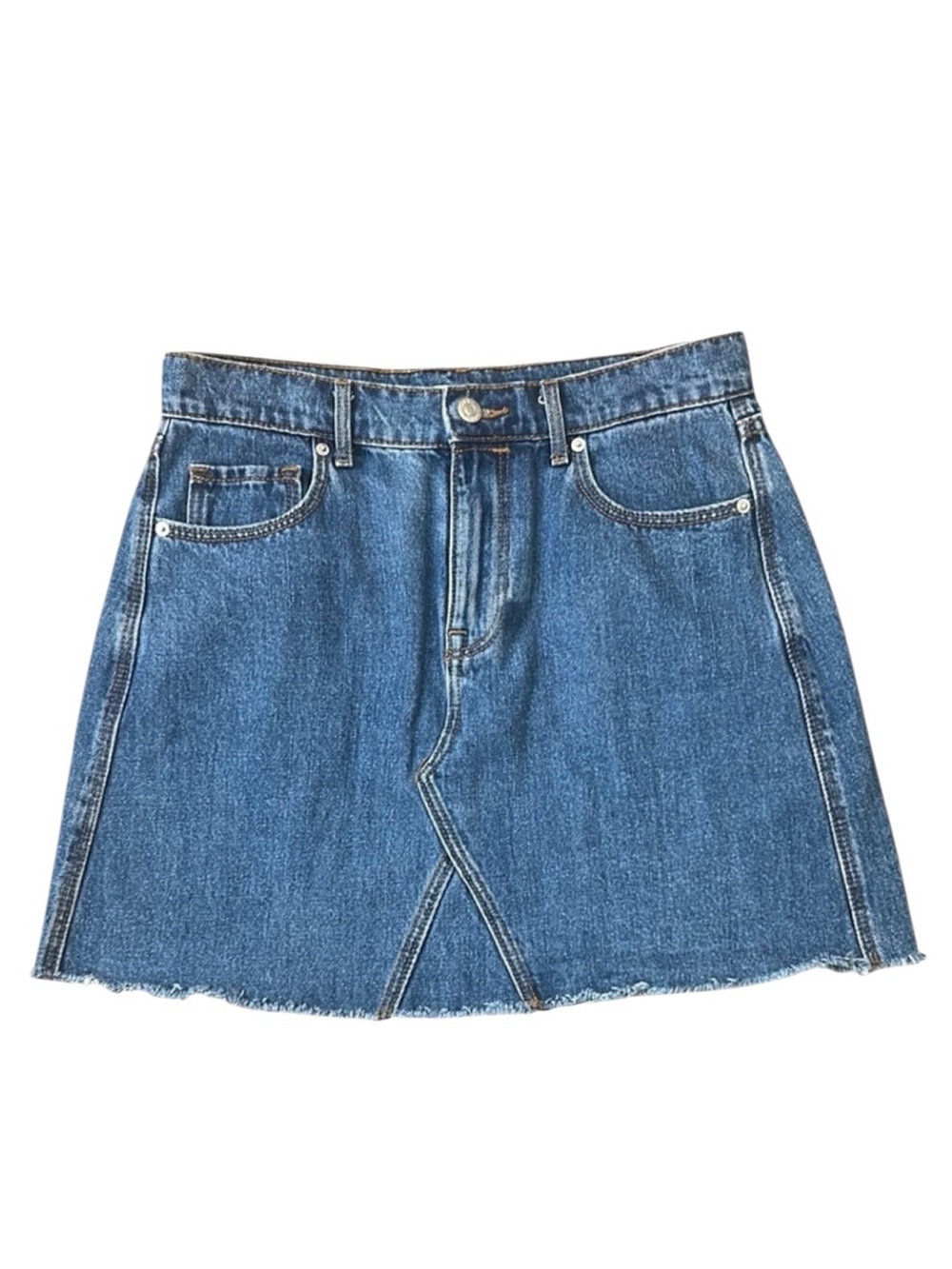 Old Navy Women’s Cotton Denim Mini Skirt Casual Size 6 - Picture 11 of 11